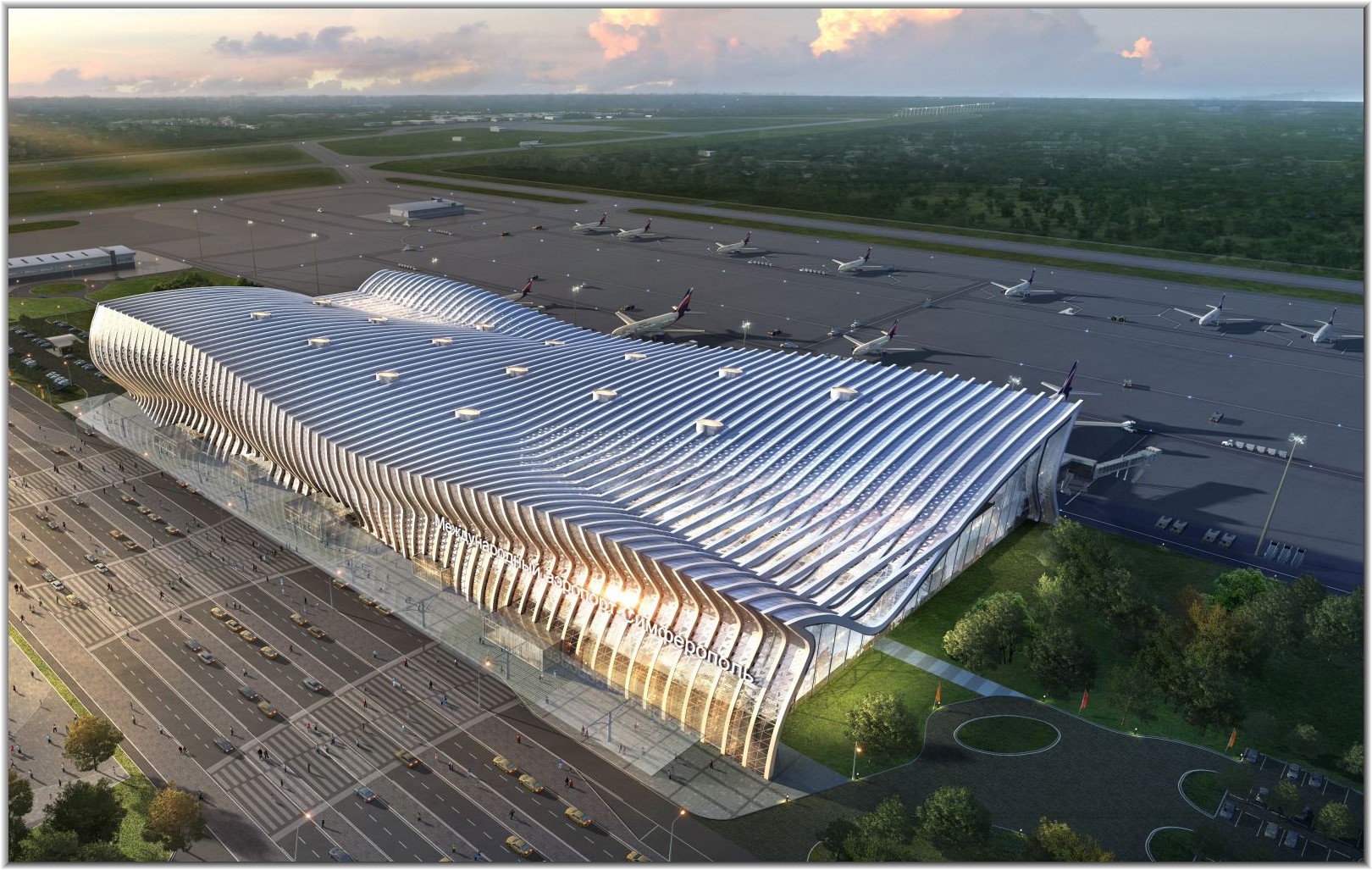 Новый терминал международного аэропорта Симферополь примет первый рейс весной 2018